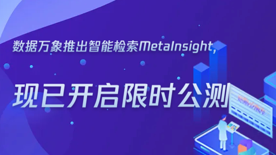 数据万象推出智能检索MetaInsight，现已开启限时公测