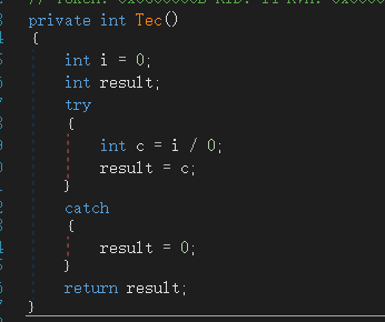 c#的try-catch-finally