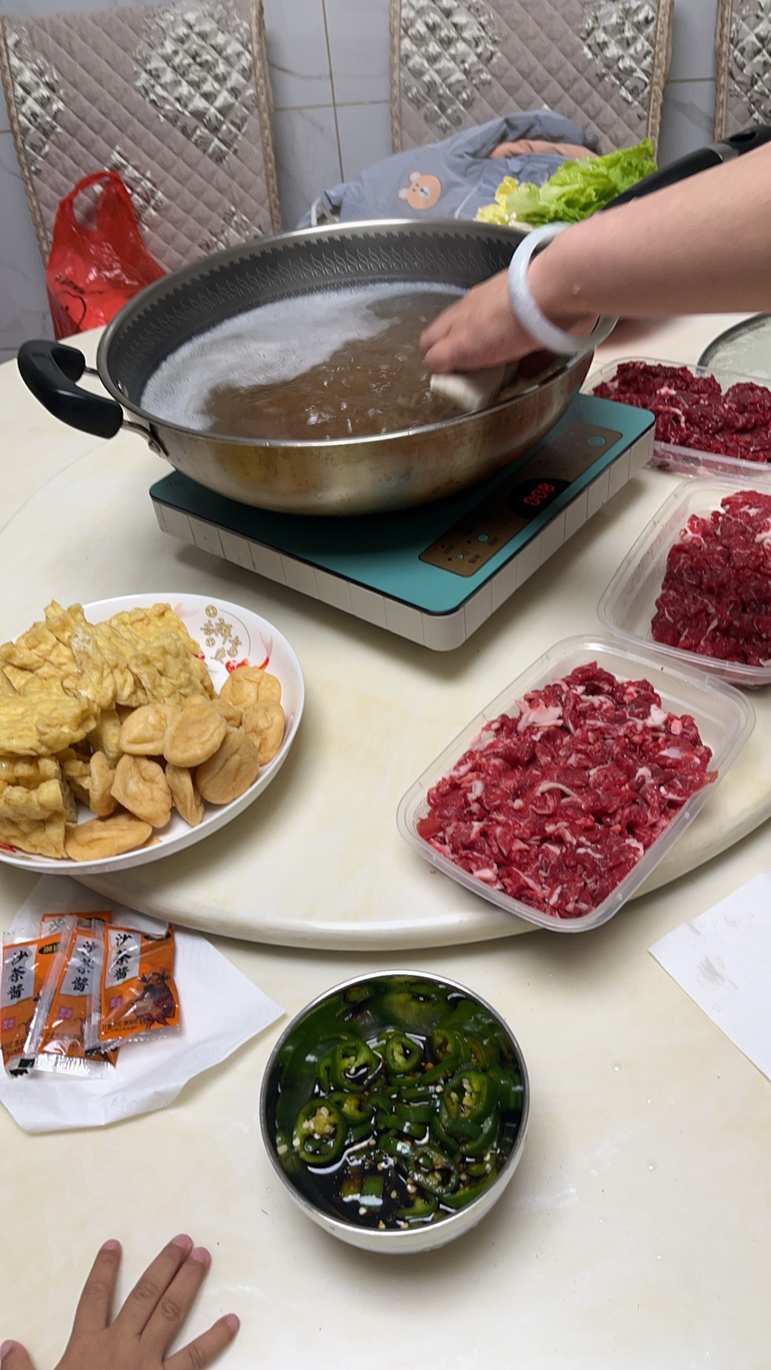 从广州带回家里的牛肉，确实很有奶香
