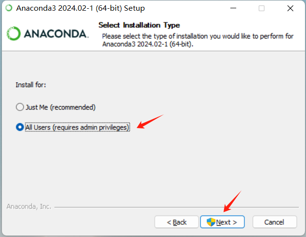 Windows 部署 anaconda