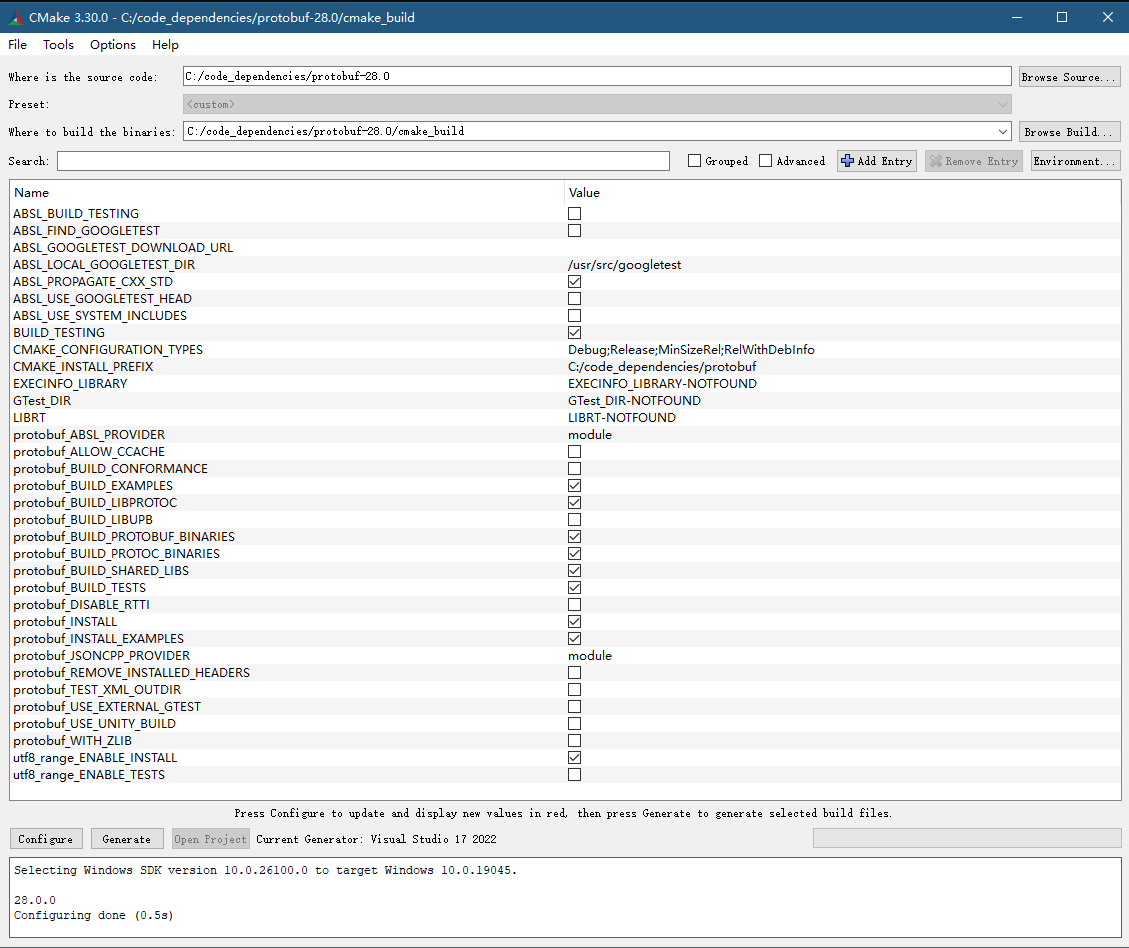 protobuf cmake Visual Studio 编译安装 (全命令行)