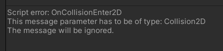 Unity中关于刚体和碰撞器遇到的告警