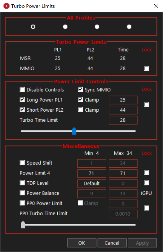 ThrottleStop tpl 无法解锁功耗墙 原因