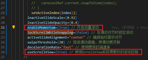 react-native-snap-carousel 轮播图卡在中间的问题