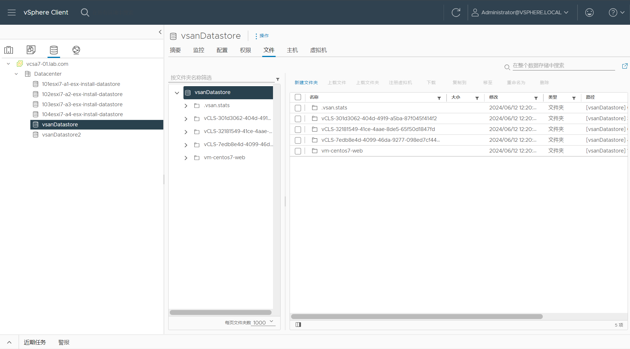 【VMware vSAN】修改虚拟机名称后如何改变在 vSAN 数据存储中的名称。