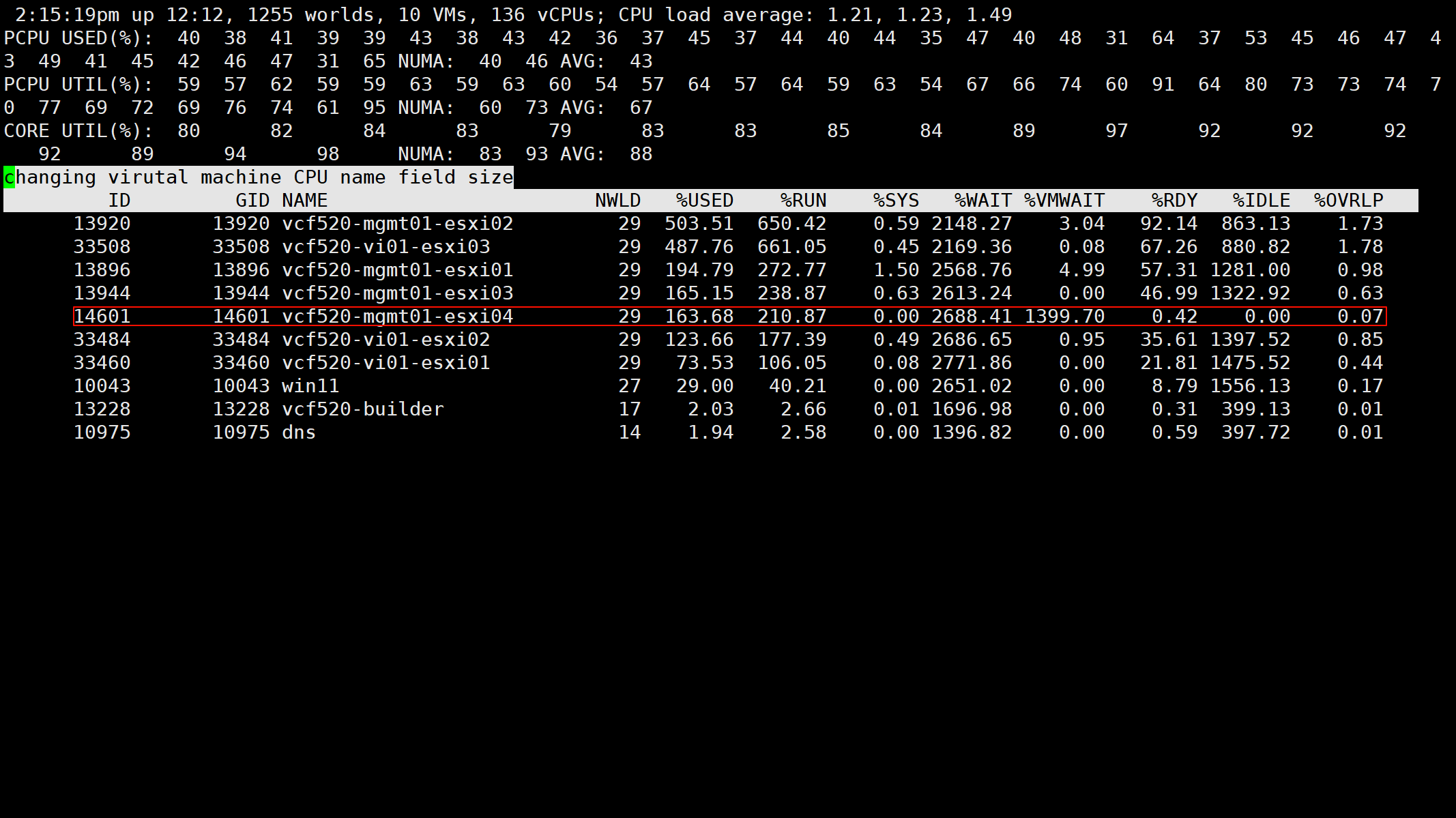 【VMware ESXi】使用 esxtop 殺死 ESXi 主機中卡死和不響應的虛擬機器。