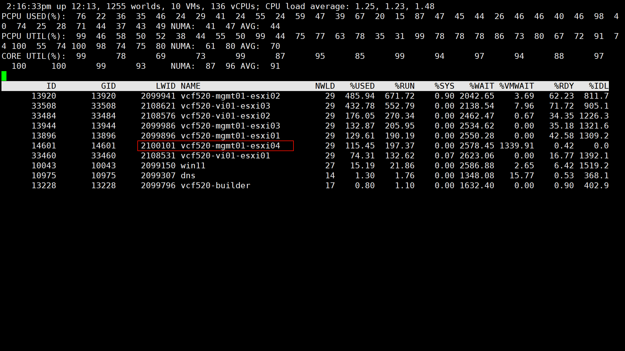 【VMware ESXi】使用 esxtop 殺死 ESXi 主機中卡死和不響應的虛擬機器。