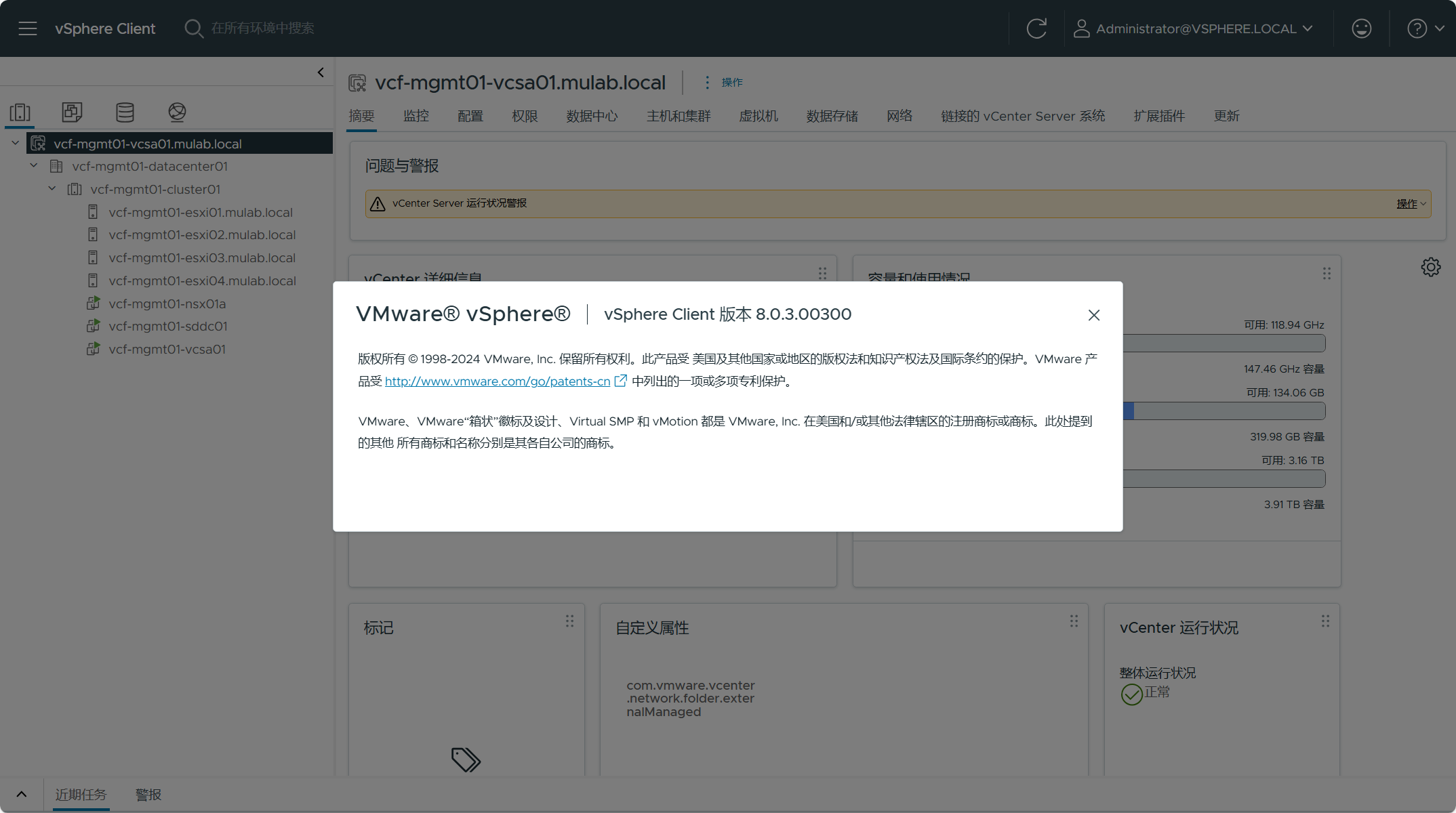 【VMware VCF】基于 RDU 方式更新 VCF 环境中的 vCenter Server 组件。