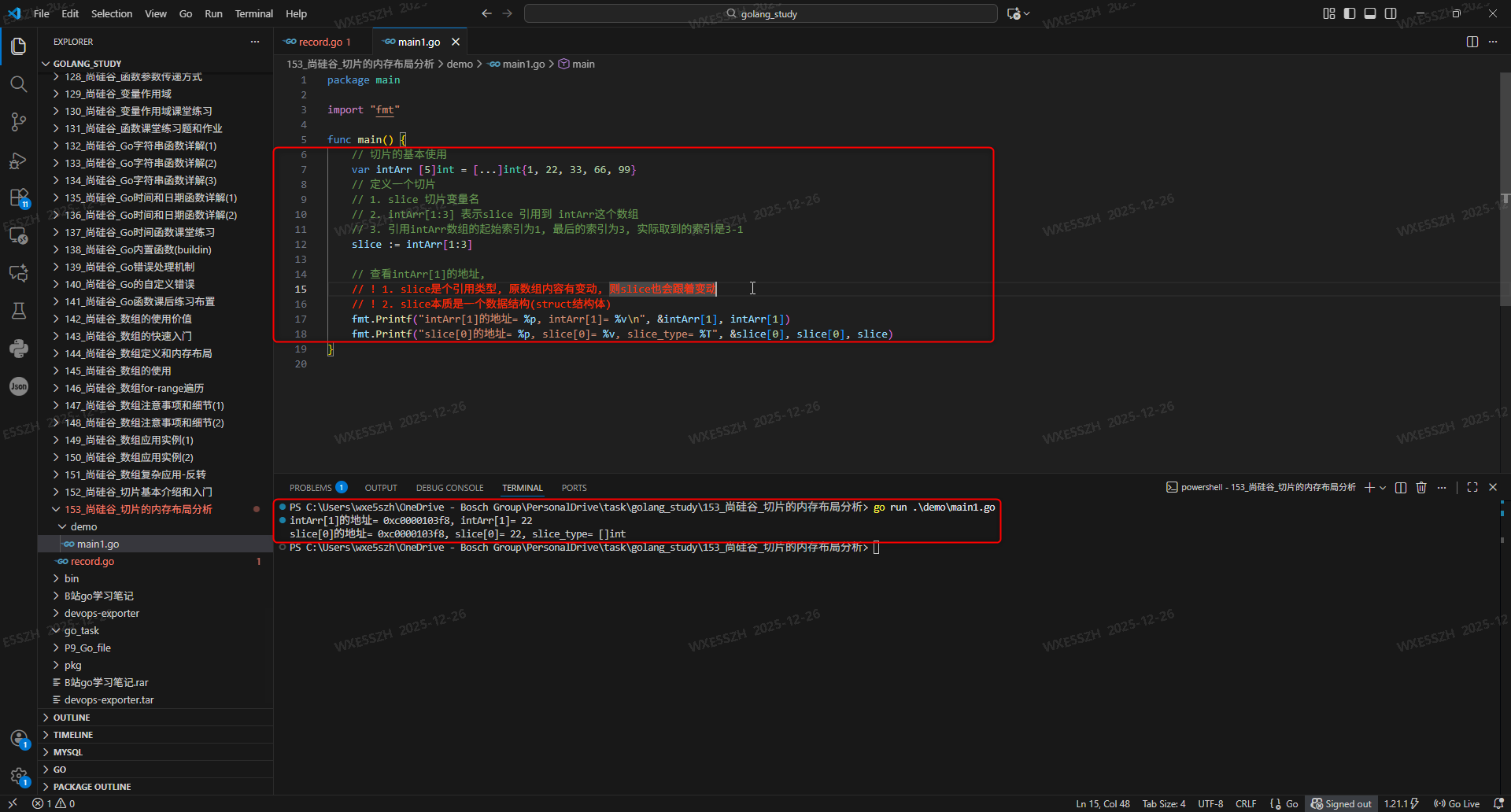 3.切片内存案例