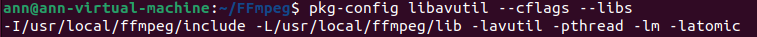 Linux下ffmpeg库的编译链接