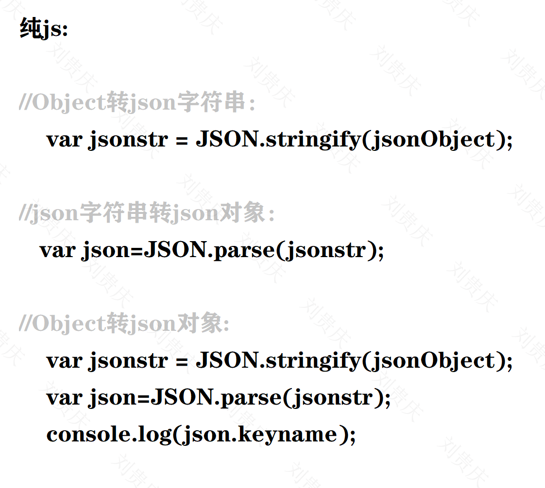 【js基础】【一眼就会】js json Object String 互转