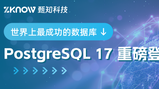 PostgreSQL 17重磅登场——世界上最成功的数据库