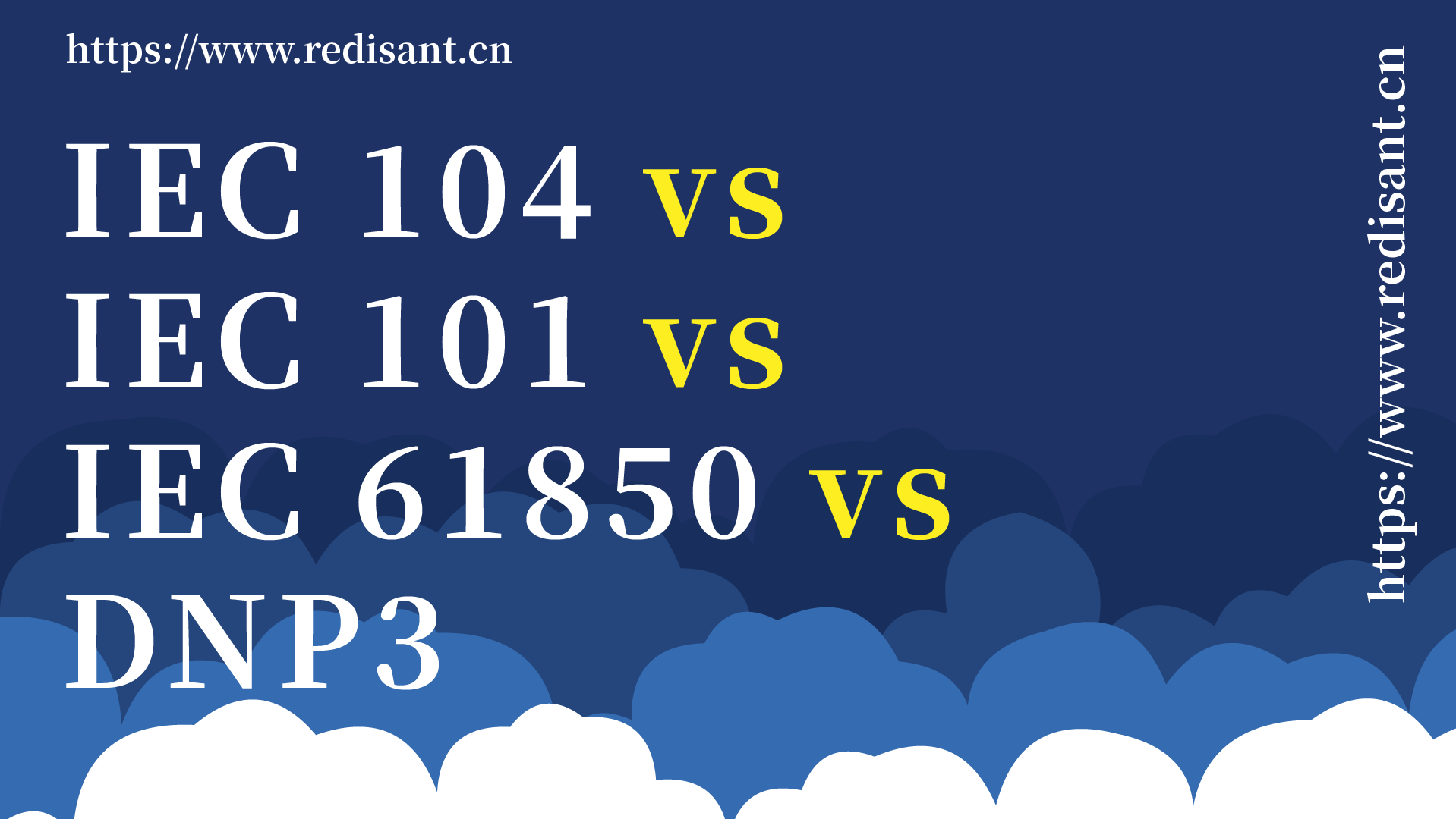 IEC 104 vs IEC 101 vs DNP3 vs IEC 61850