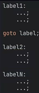C++ goto語句