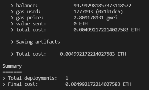 Verifying that your constructor params satisfy all assert conditions 部署测试合约失败