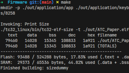 makefile在编译后输出STM32的Flash RAM占用情况的方法