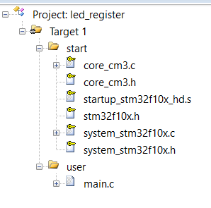 01_led_register_create_project