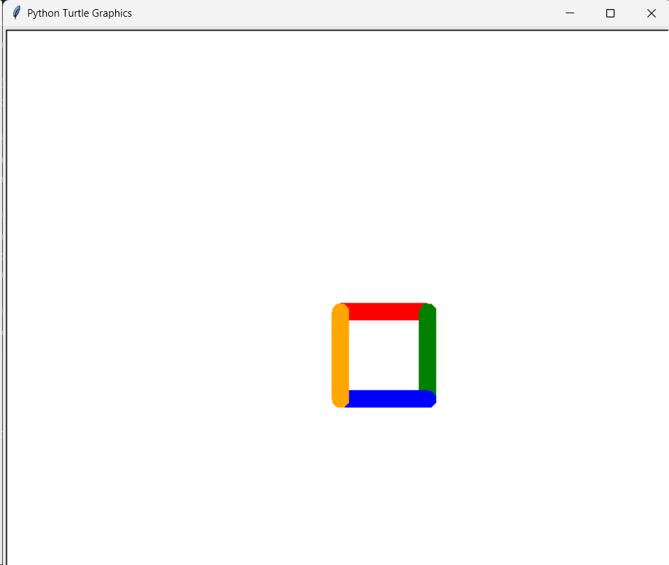 Python-彩色正方形