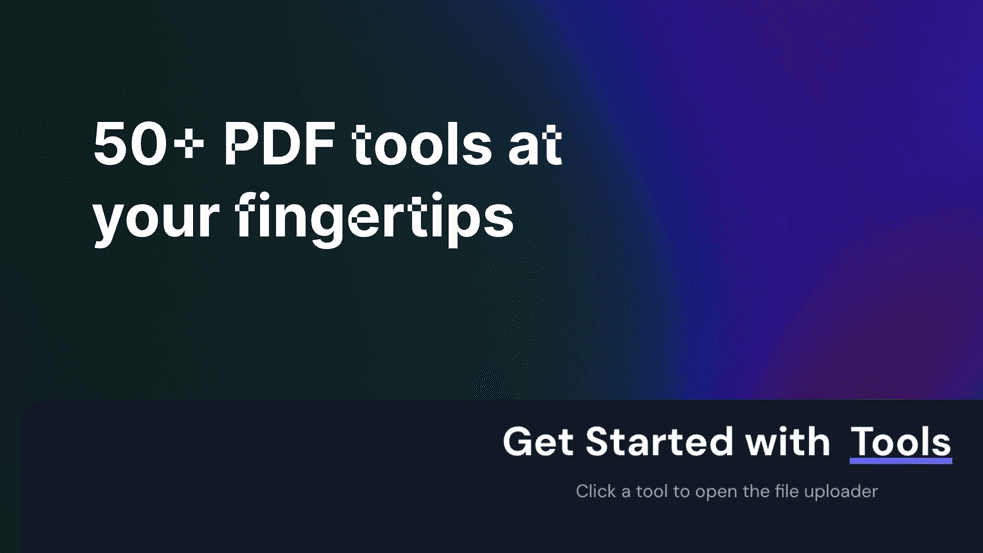 告别付费套路！一款开源免费的 PDF 处理工具箱！