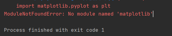 ModuleNotFoundError: No module named ‘matplotlib‘ 一系列解决办法