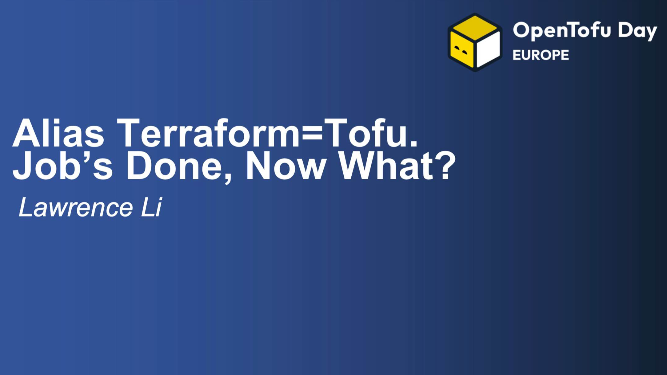 OpenTofu路在何方：定量分析Terraform issue数据，洞察用户需求｜OpenTofu Day 闪电演讲