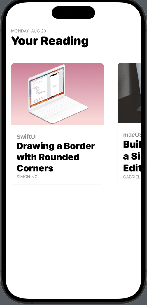 SwiftUI ScrollView 滚动视图