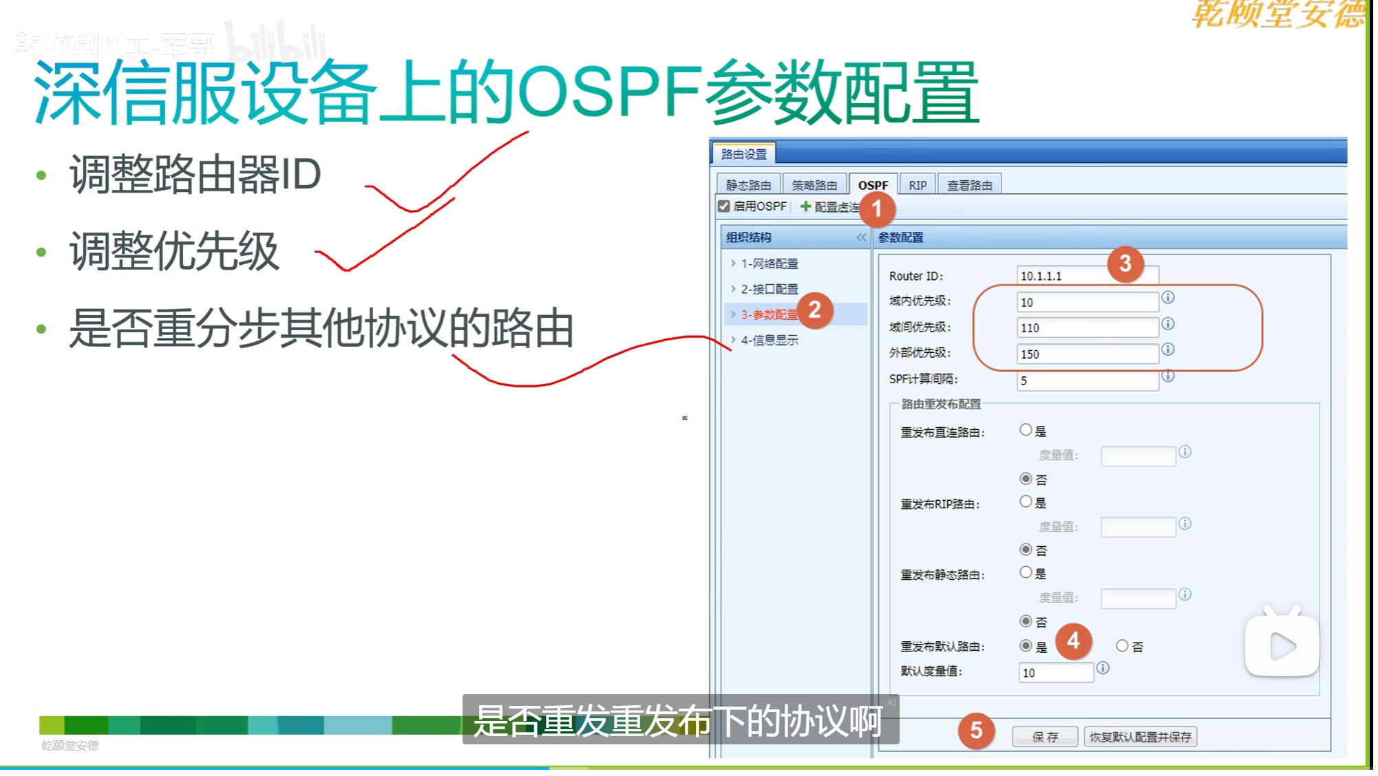 6-ospf总体配置思路