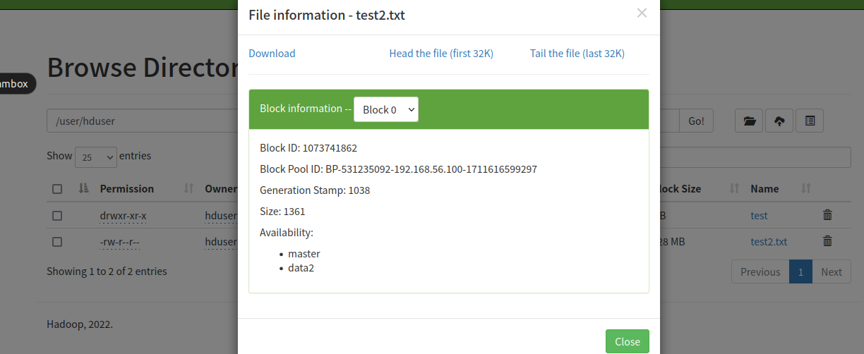 5.Hadoop HDFS 命令