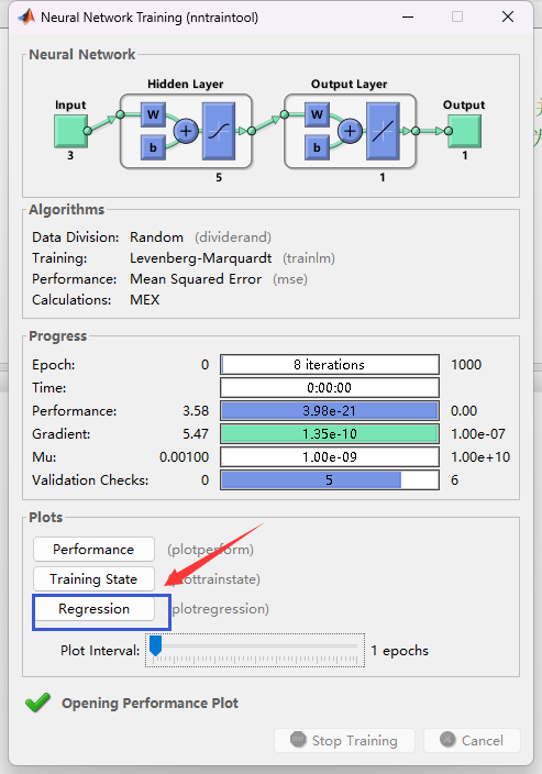 BP神经网络训练面板