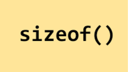 【C语言】---- sizeof关键字