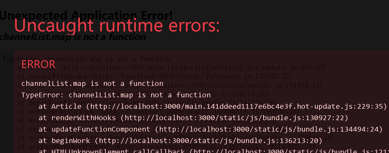  map is not a function 