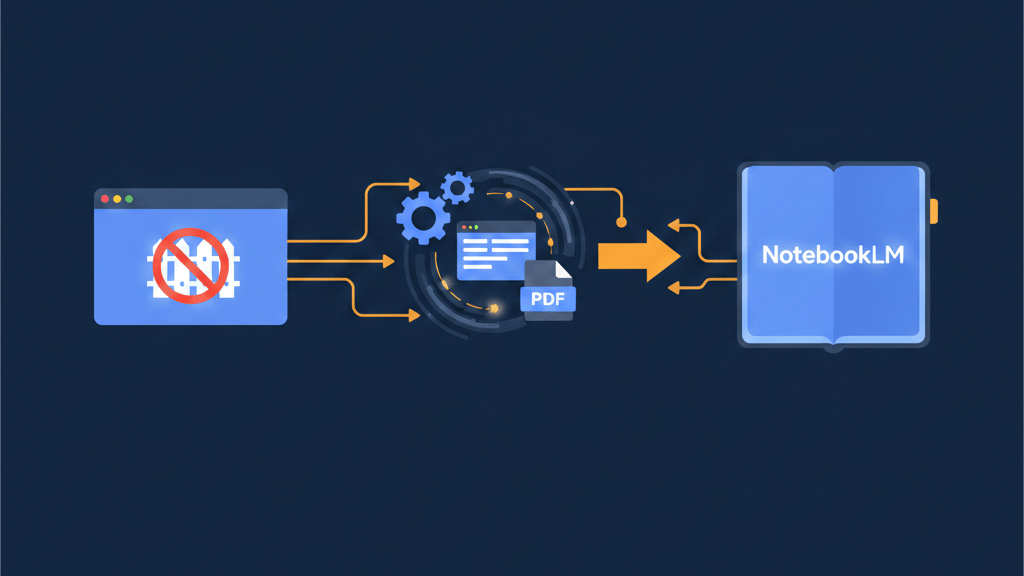 3分钟搞定：被网站屏蔽也能把文章喂进 NotebookLM 的终极方法