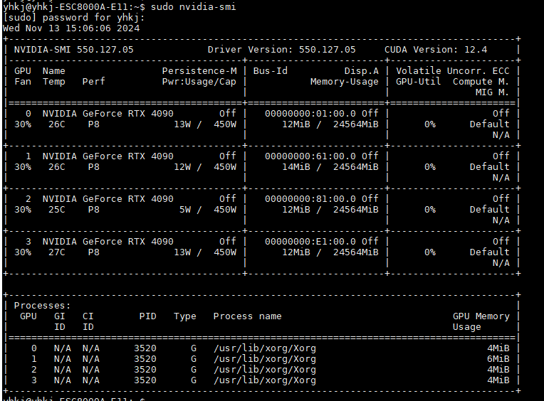 ubuntu上安装 NVIDIA GeForce RTX 4090驱动