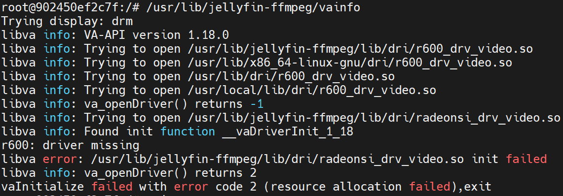 未安装显卡驱动下解码信息