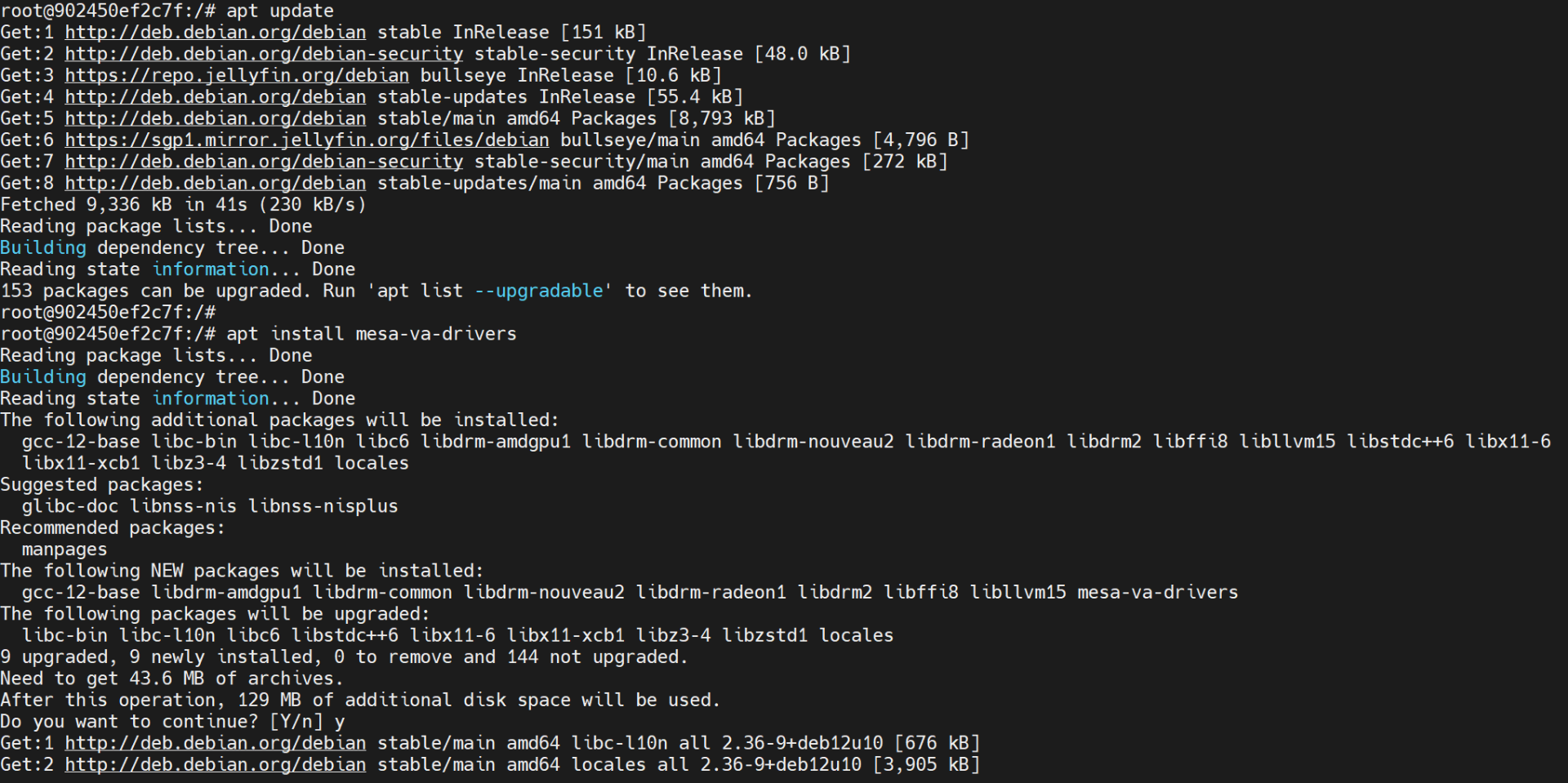 安装mesa-va-drivers