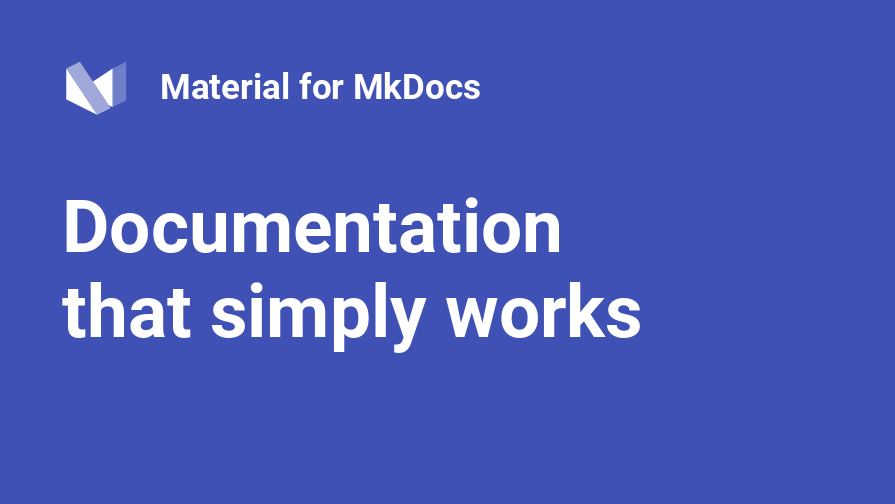 Mkdocs教程前言