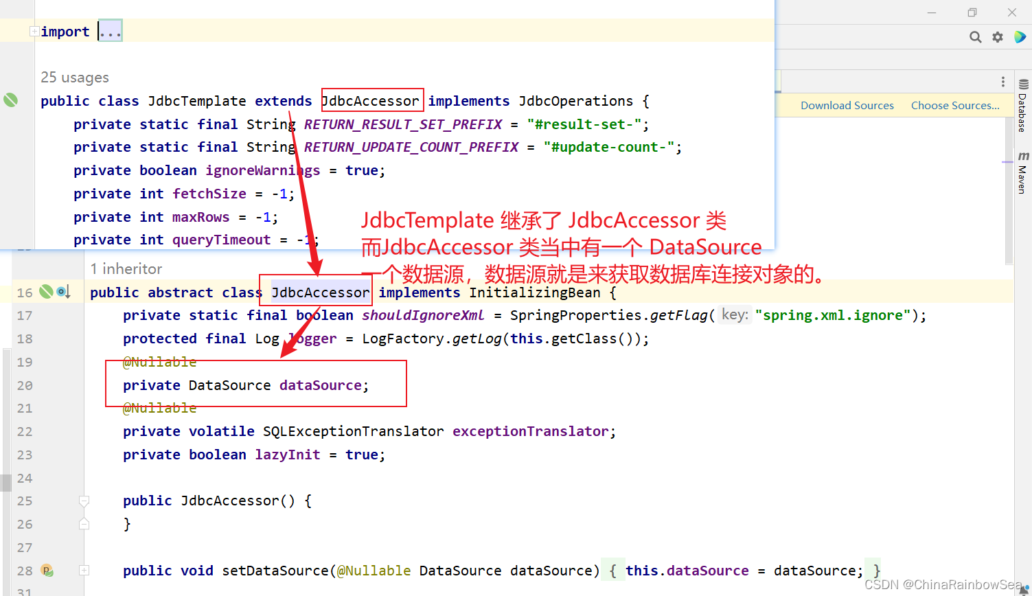 Spring6 的JdbcTemplate的JDBC模板类的详细使用说明-小白菜博客