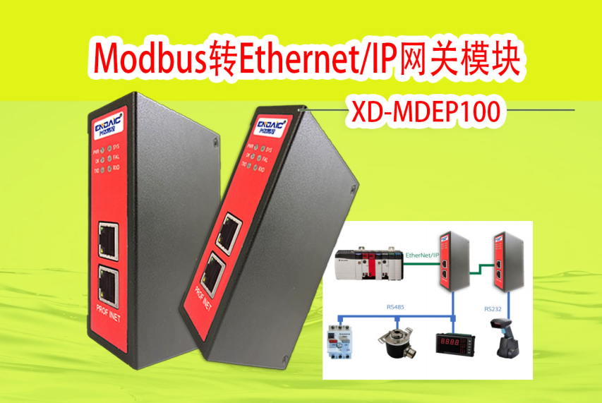 Modbus轉Ethernet/IP閘道器模組與匯川PLC通訊案例