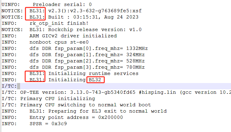 运行BL31 初始化与运行BL32 