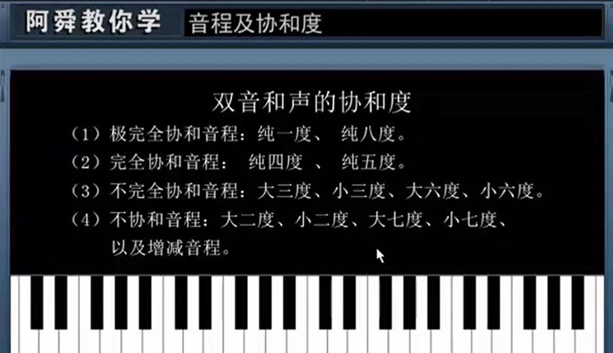 【跟着阿舜学音乐-笔记】1.09音程与协和度