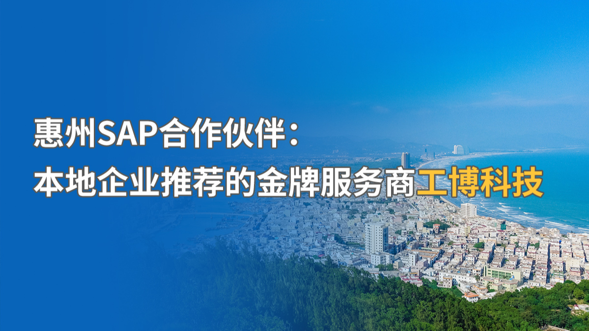 惠州SAP实施公司推荐:制造业SAP ERP实施找哪家?