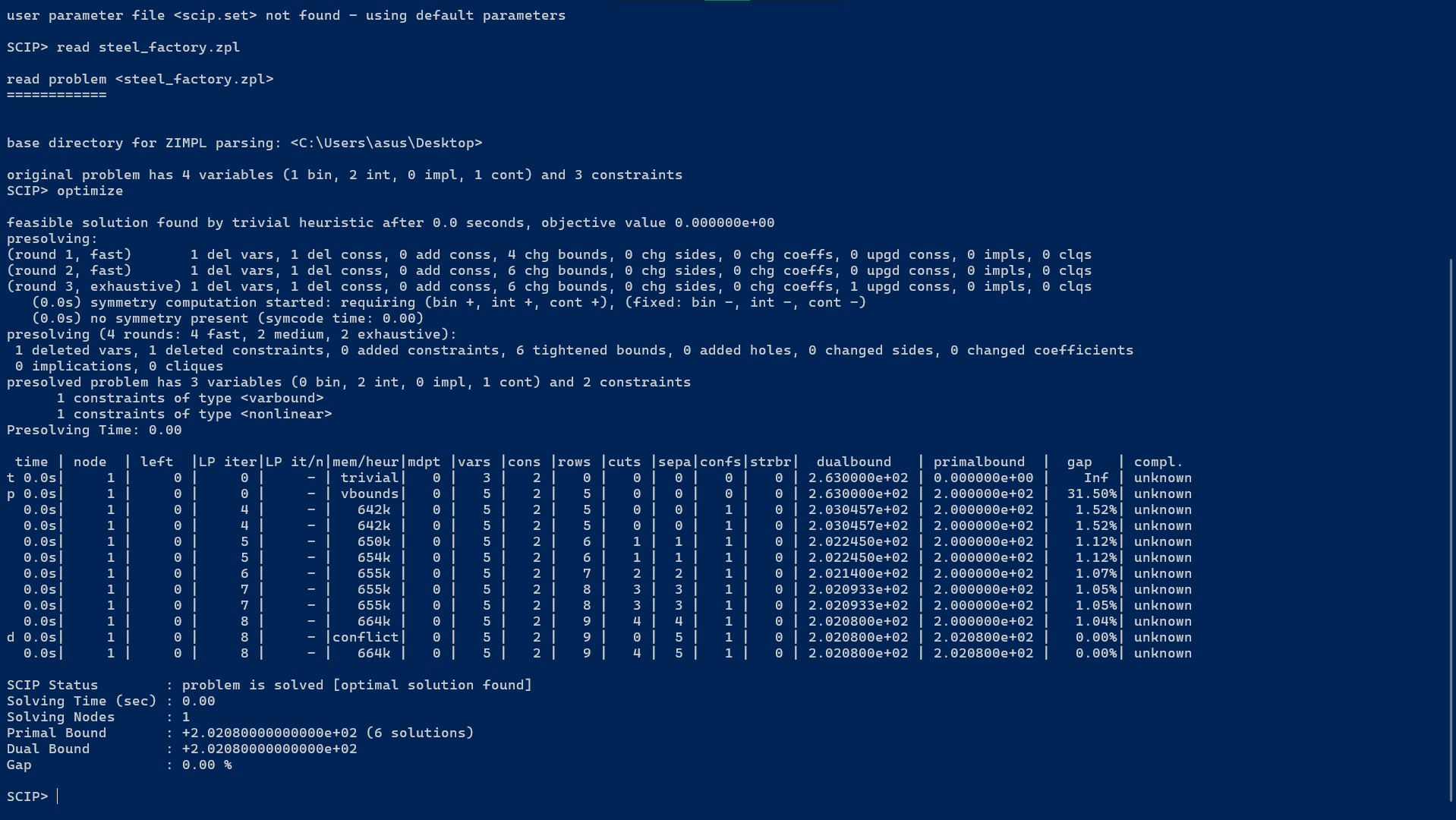 一篇文章给你讲清楚运筹优化到底怎么学！基于 SCIP Optimization Suite 的运筹优化入坑教程