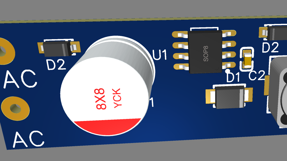 220V降5V0.5A非隔离芯片WT5104
