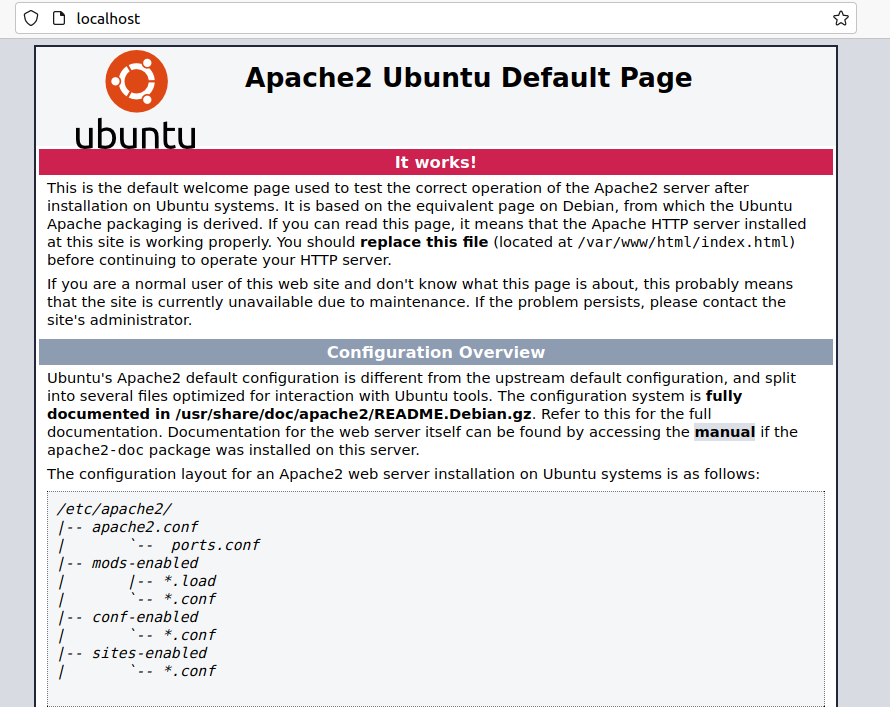 利用apache2本地搭建web环境