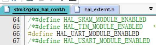 G4-LED-HAL\G4-LED-HAL.axf: Error: L6218E: Undefined symbol HAL_UART_Init (referred from hal_uart.o).