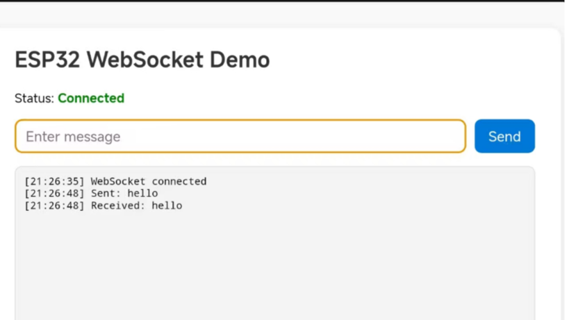 ESP32S3内网实现 WebSocket