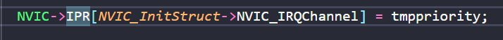 Keil MDK6 使用标准库出现 error: no member named IP in NVIC_Type 原因和解决
