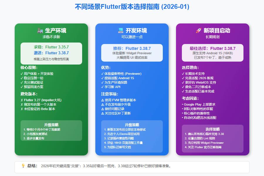 Flutter 场景选择指南 2026-01