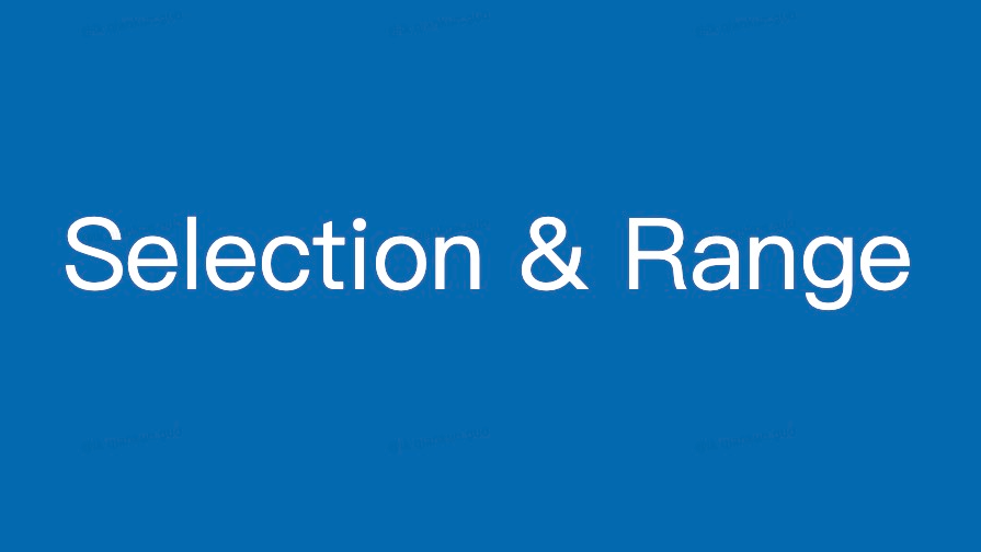 JavaScript е Range  Selection 